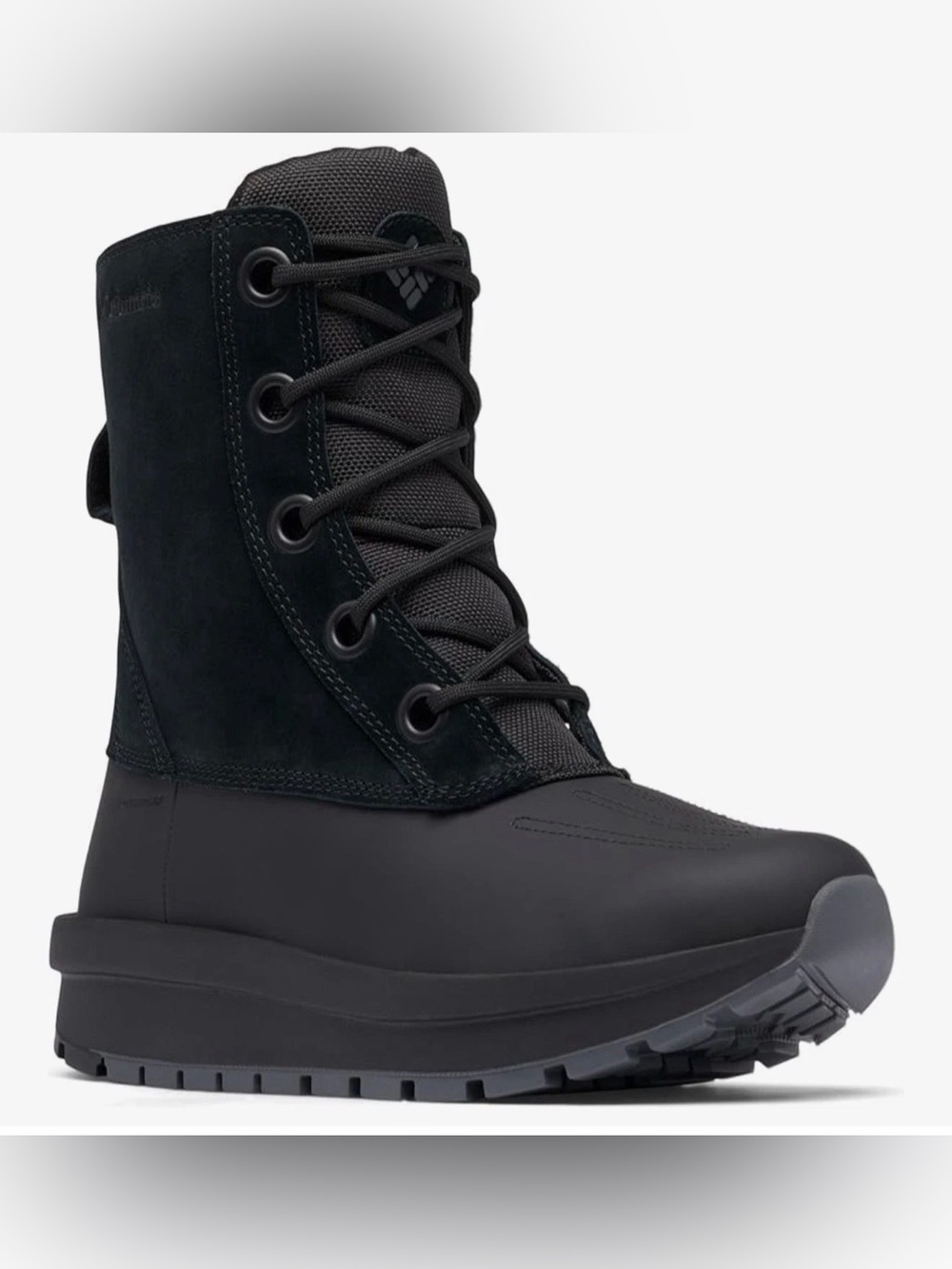 Columbia Moritza Shield Omni-Heat Waterproof Black Women’s Winter Snow Boots Sz6